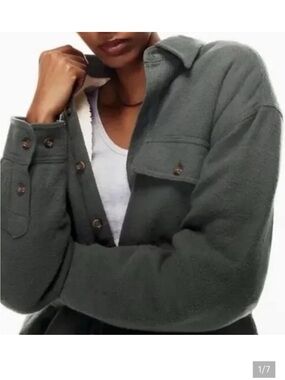 TNA Prospect Sherpa-Lined Shirt Jacket - Olive